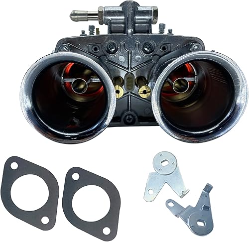 Miniatura 2 de RoyalAir Carburador de 2 barriles de reemplazo para Bug Volkswagen Beetle Fiat, reemplazo para Weber 40 IDF (44 IDF)