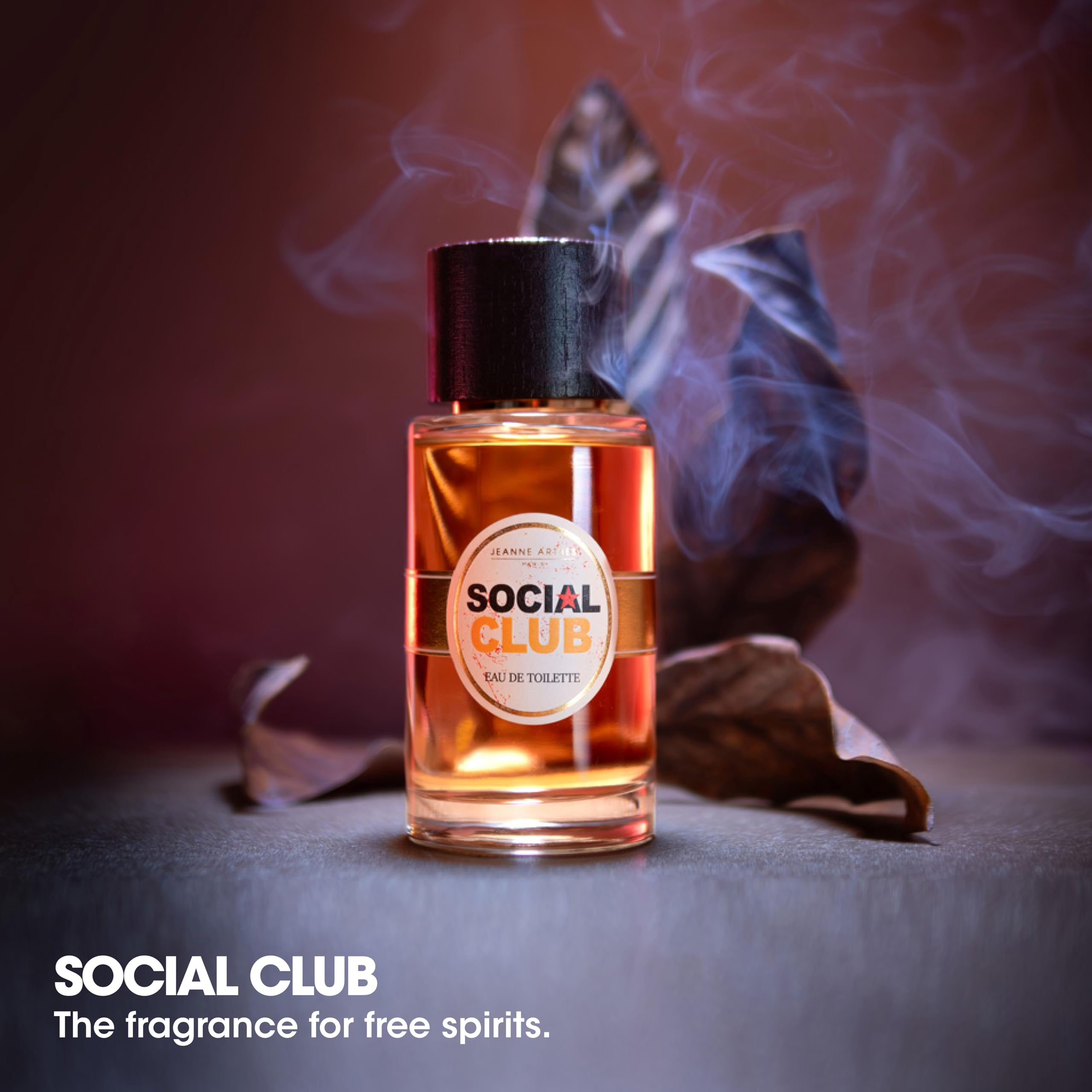 JEANNE ARTHES - Parfum Homme Social Club - Eau de toilette - Flacon Vaporisateur 100 ml - Fabriqué en France à Grasse