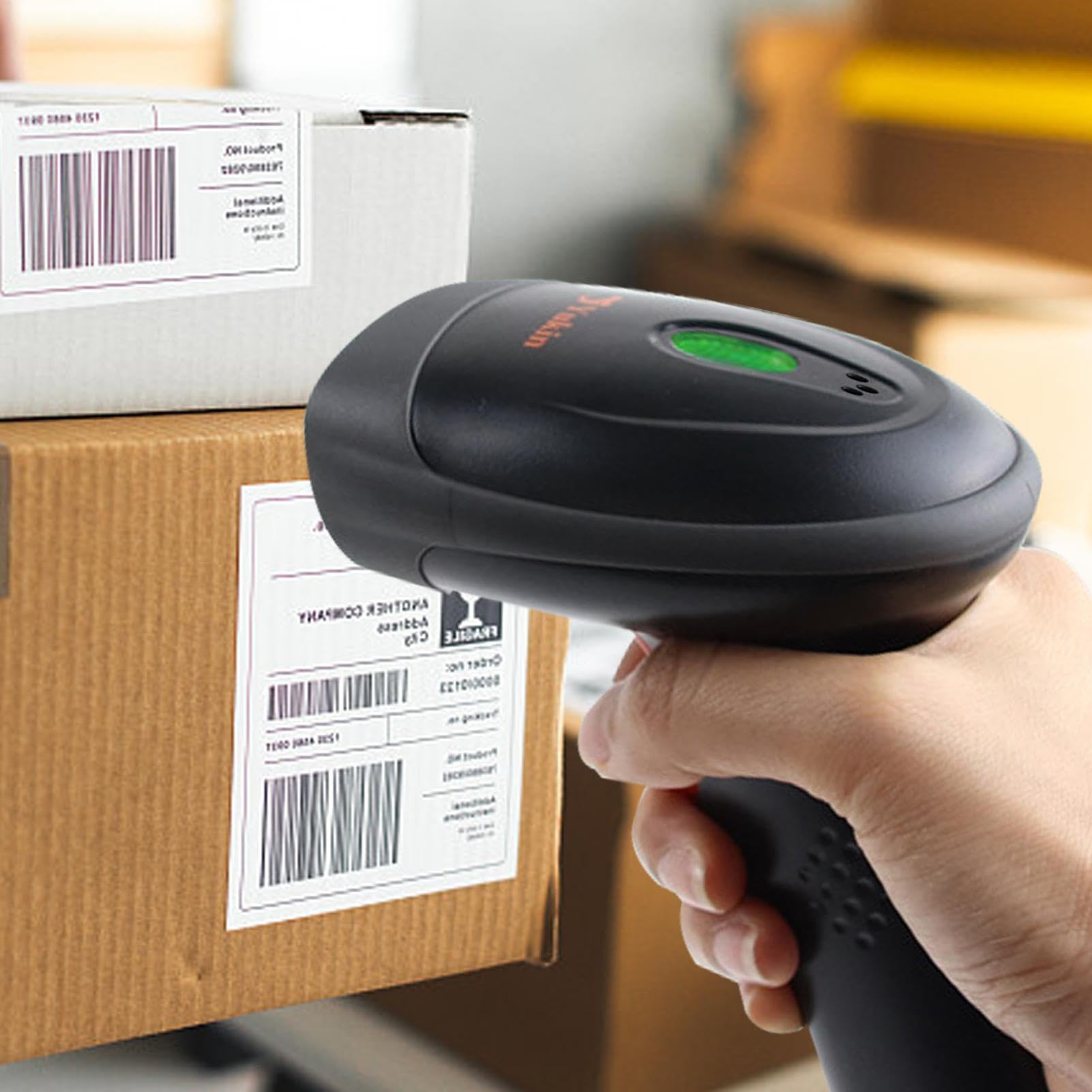 Scanner di codici a barre 2D | Codice QR cablato Lettore a barre wireless per Digital 1 Carica 3, Scanner Barcode Unità USB POS PC Supermarket Bookstore