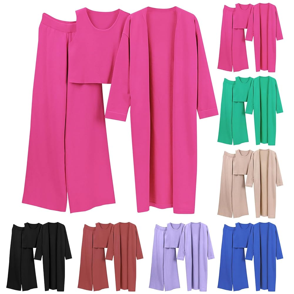 Andmary Hug knit cardigan set up 3点 セット Andmary Hug knit cardigan set up 3点 セット Hug knit cardigan