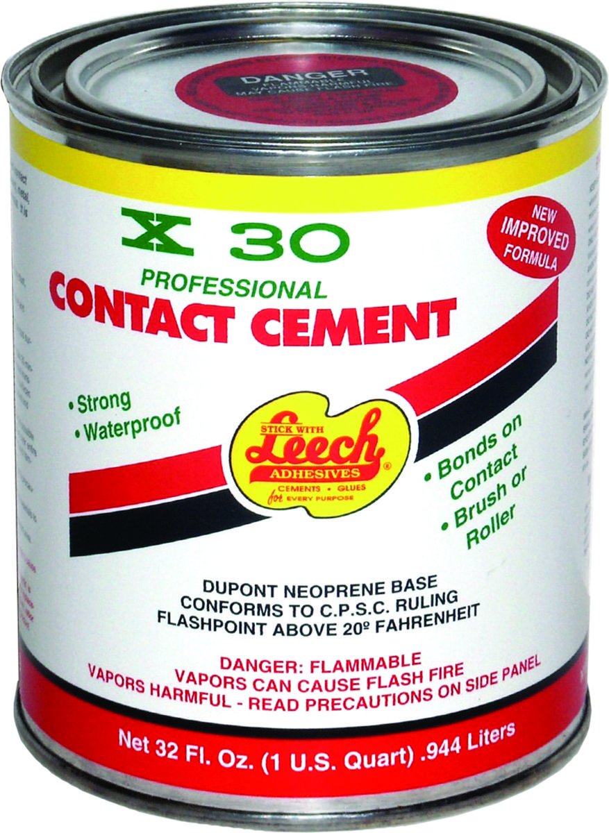 LEECH PRODUCTS X30-78-6 X-30 Professional Contact Cement