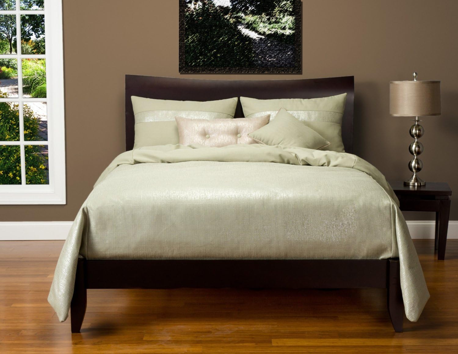 Amazon｜Siscovers 6Piece Sparkly Herb Duvet Set, King｜寝具カバーセット オンライン通販