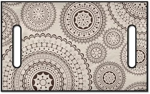 Manta de toalla de asiento de carrito de golf con patrón de mandala, fácil de limpiar e instalar, se adapta a la mayoría de carritos de golf de 2