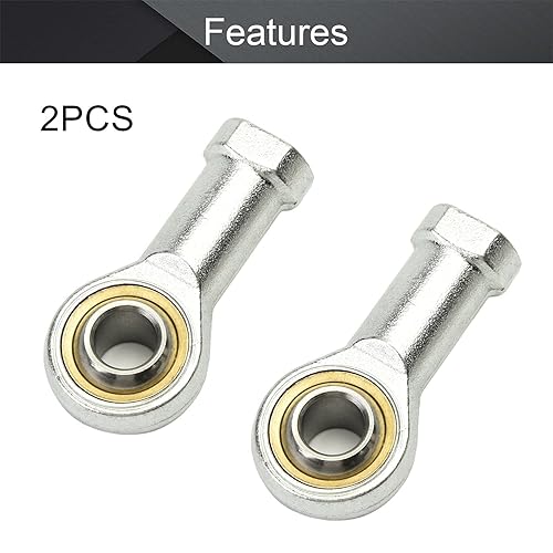 Miniatura 3 de Othmro Rodamientos de juntas de extremo de varilla de 0.472 in SI12TK diámetro económico femenino derecho extremos de varilla hilo de rodamiento