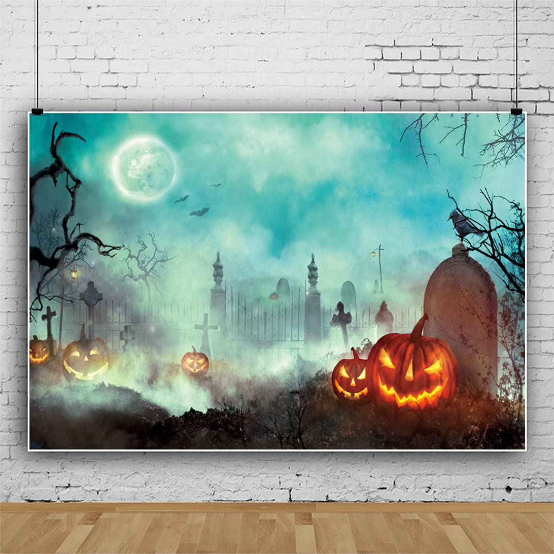 250x250cm 撮影小道具 背景紙 バック紙 ハロウィン✨1点限り✨背景布 Amazon.co.jp: かぼちゃ 夜の墓場 ハロウィンの背景 背景布 Qinunipoto ハロウィン