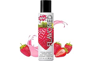 Wet Water-Based Flavored Lube for Men, Women & Couples, 3 Fl Oz (Sexy Strawberry)