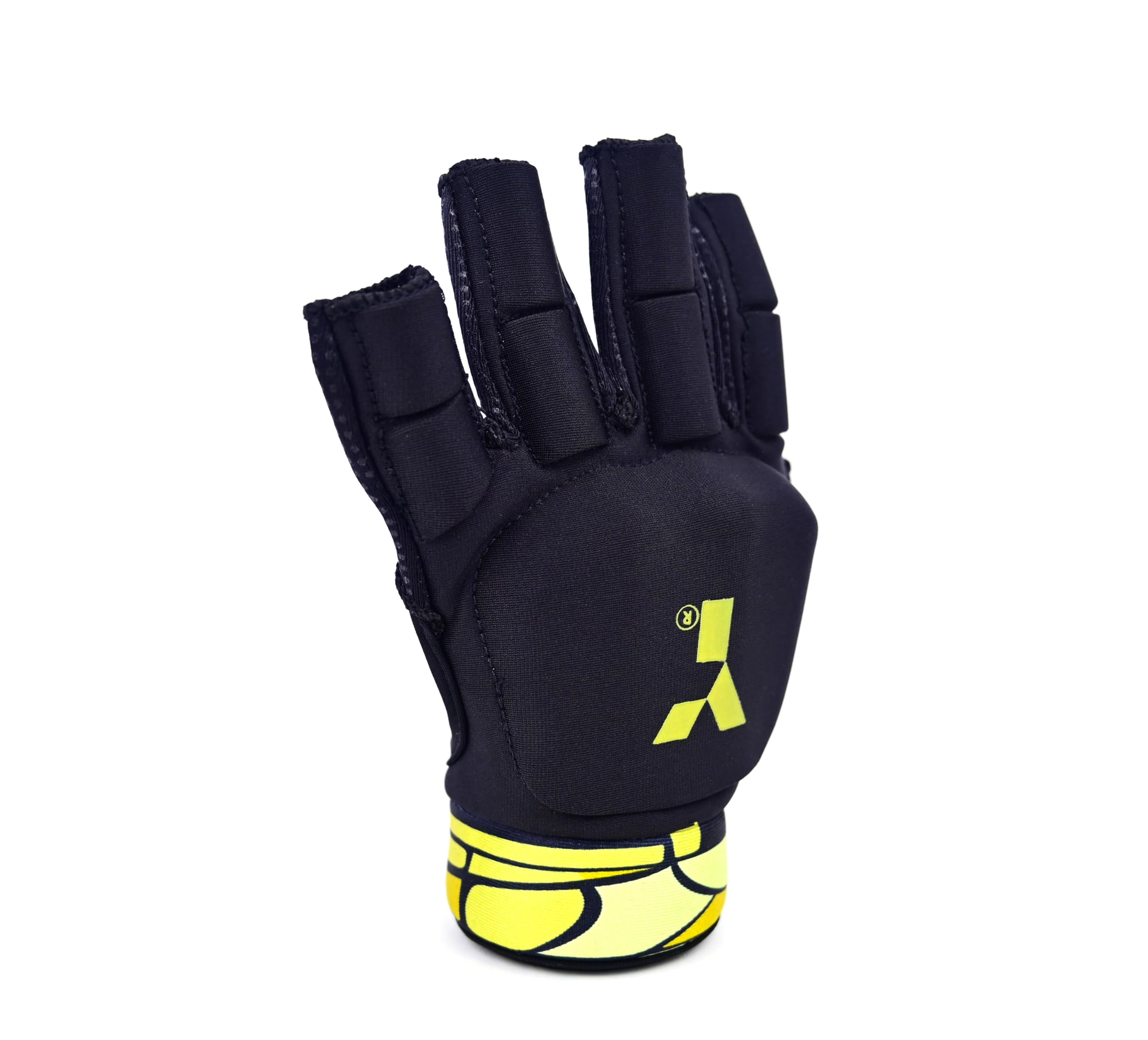 Y Y1 Hockey, MK PRO Shell Glove, Field Hockey Glove, Extra Protection, Reinforced Plastic Glove, Open Palm Design - Image 3