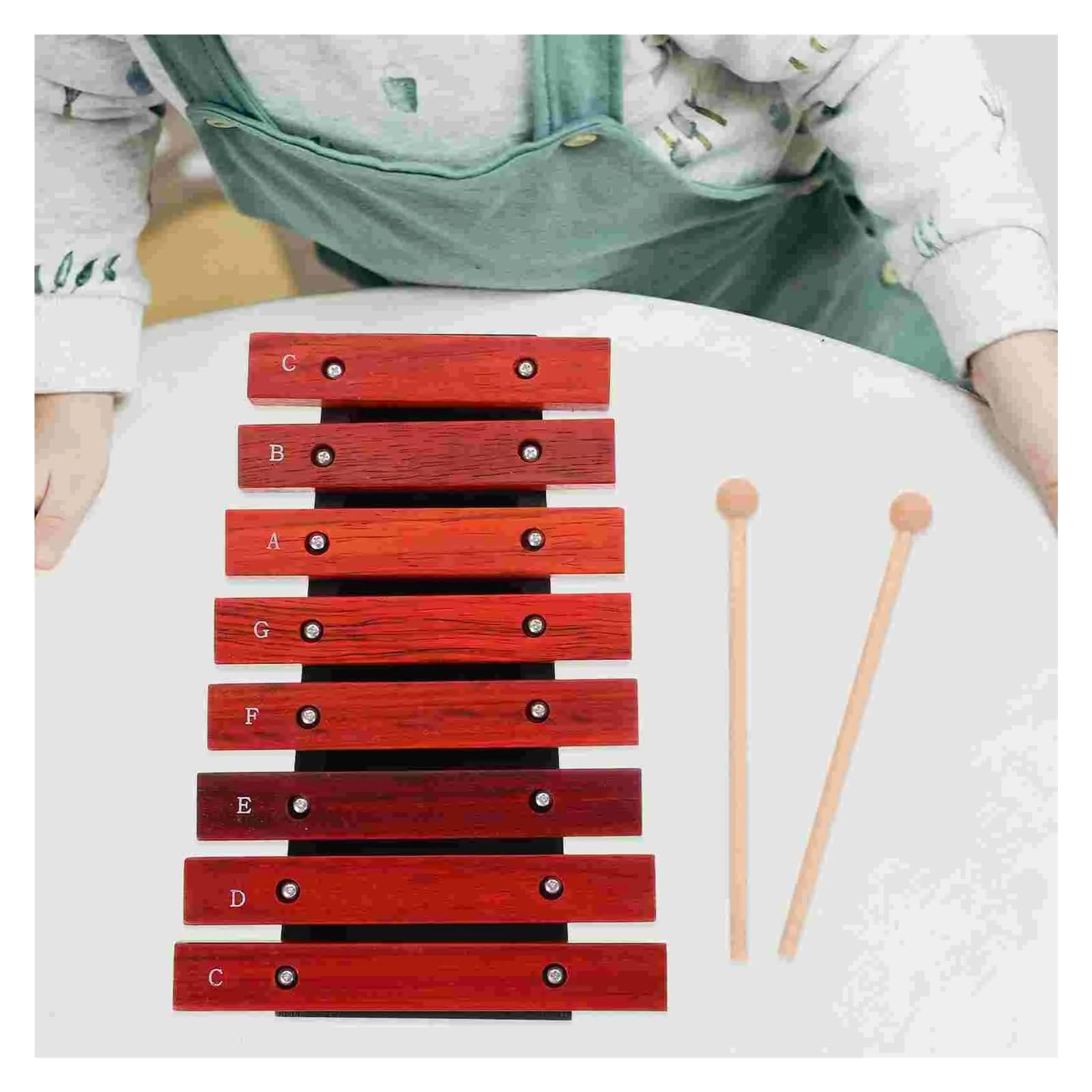 Eight Note Wooden Xylophone | Strumenti musicali 8 note Percussioni