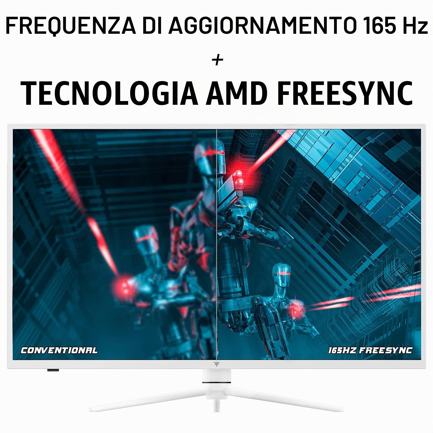 Itek monitor GGC - 38.5" Curvo 2560x1440 WQHD, Pannello VA da 165Hz, Risposta 4ms OD (1ms MPRT), Collegamenti 2xHDMI e 2xDP, HDR, Adaptive Sync