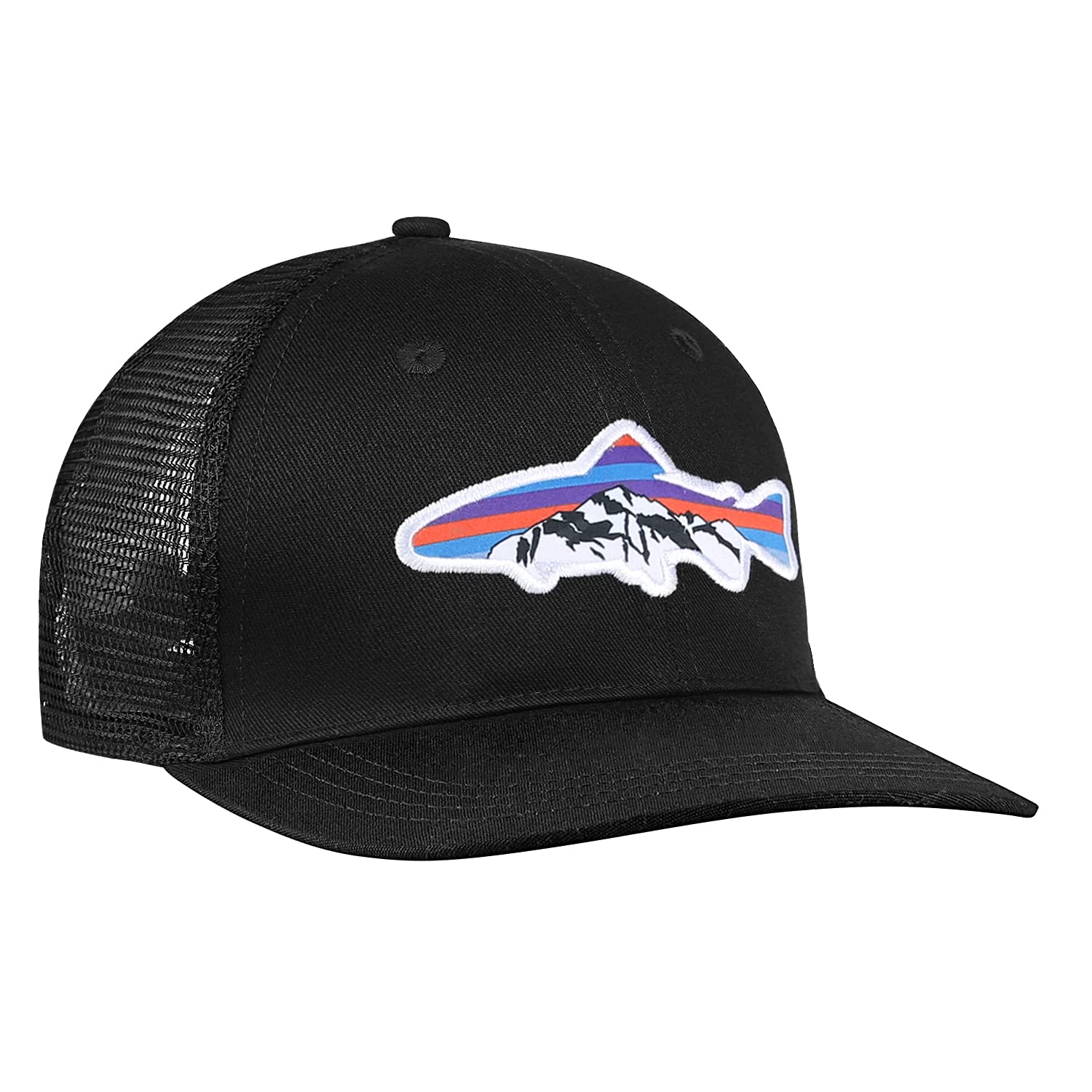 NaicissismFishing Trucker Hats for Men - Fishing Style Gifts - Mesh Ball Cap Fish Outdoor Recreation Hats