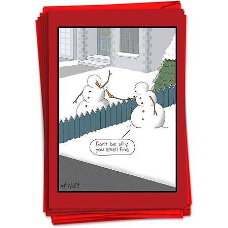 Feliz Navidad Spanish Christmas Card - Funny Noel Greeting Card With Envelope