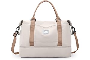 Weekender Overnight Bag with Dedicated Shoe Compartment