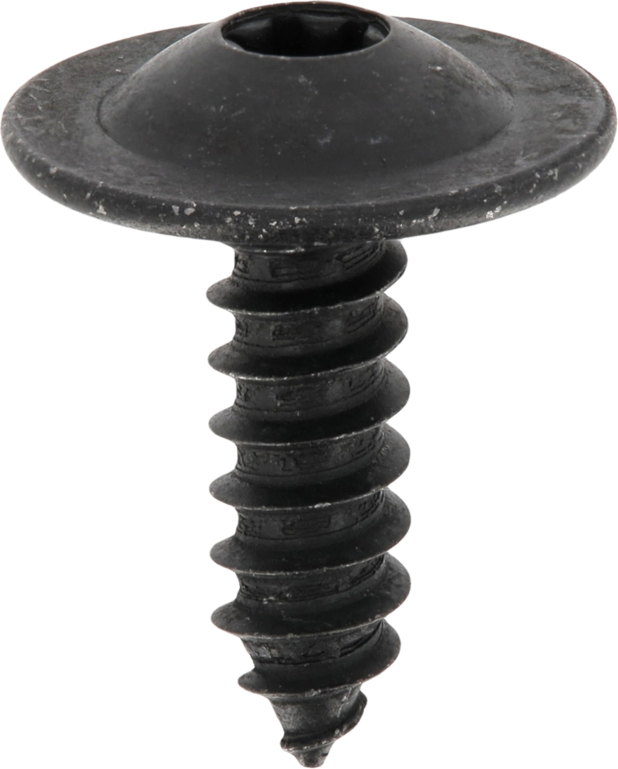 RLX Interior Wide Head Sheet Metal Screws Torx Drive 4.8 mm x 16 mm, Black Zinc Pack of 20