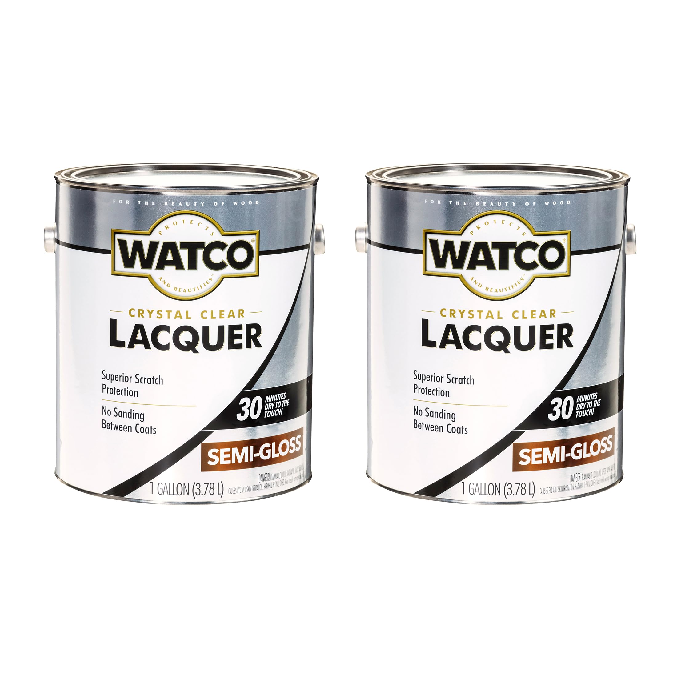 Watco Gloss Clear Lacquer - Durable Wood Finish -6