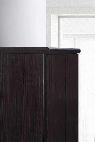 Miniatura 6 de Fhdpeebu Door Wardrobe with 4 - Shelves Wardrobe Closet Wardrobe Cabinet Armoire Wardrobe Closet Chocolate