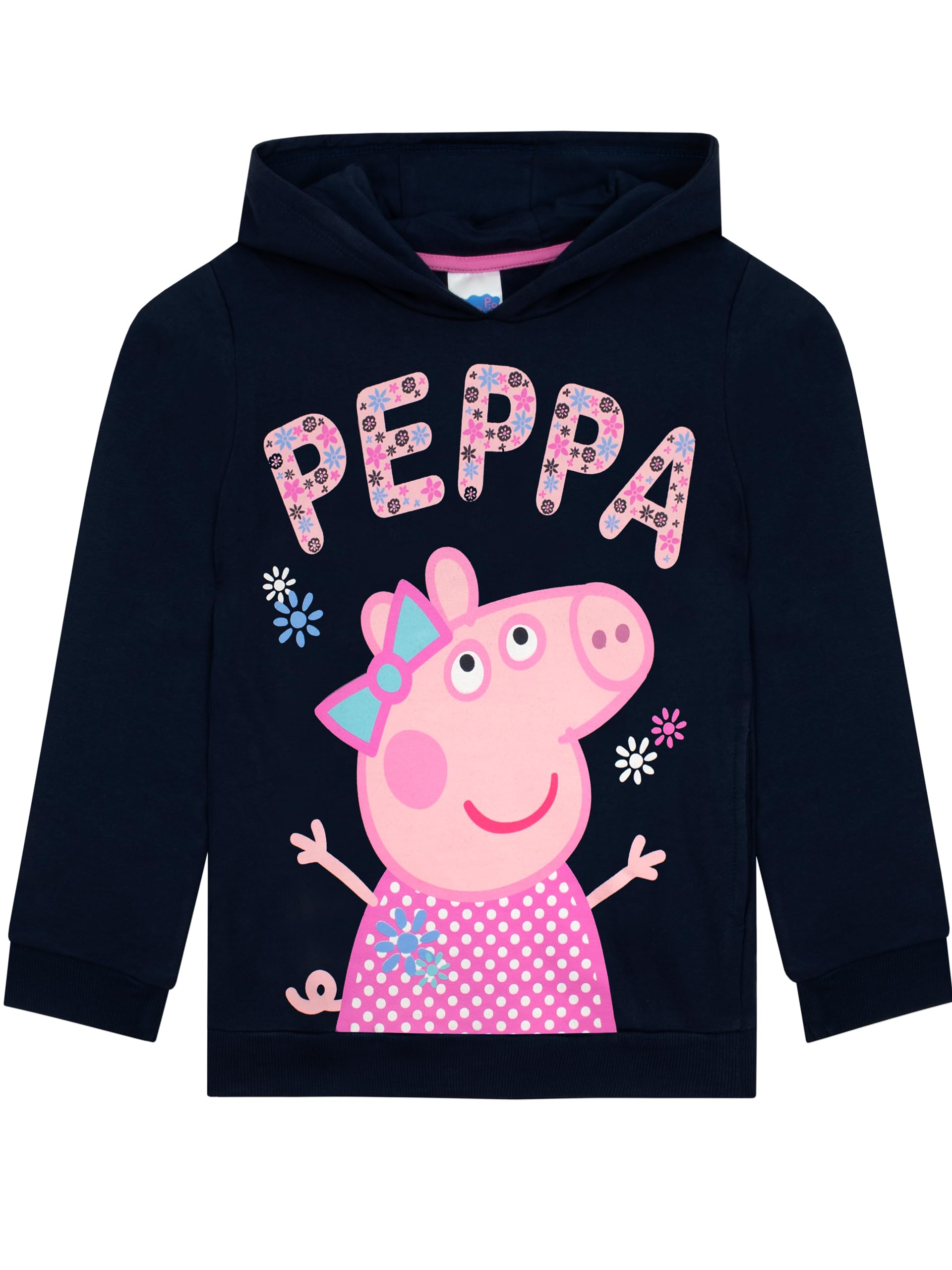 Peppa Pig Girls Hoodie Blue 6-7 Years