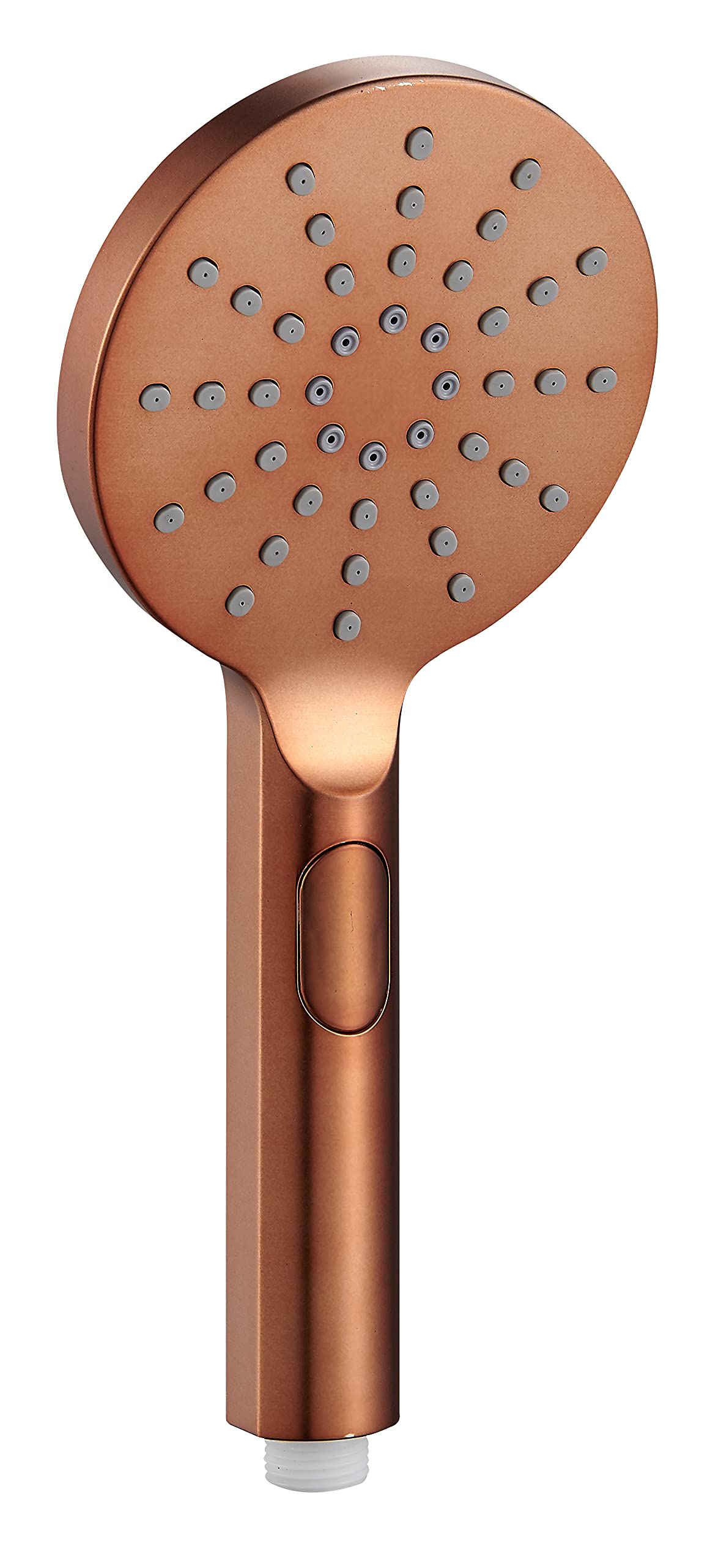 Kingbath Brushed Rose Gold Kingbath™ Hand Shower Round Bath Shower Handset Bathroom Shower Head Handset Handheld 3 Spray Strahlarten Mode Function