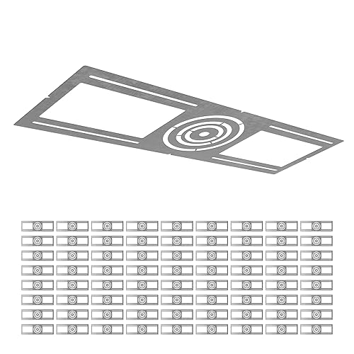 Miniatura 8 de ASD Placa de montaje de nueva construcción con orificio redondo asimétrico, soporte de acero plano de 3-4-6 pulgadas, carcasa de iluminación