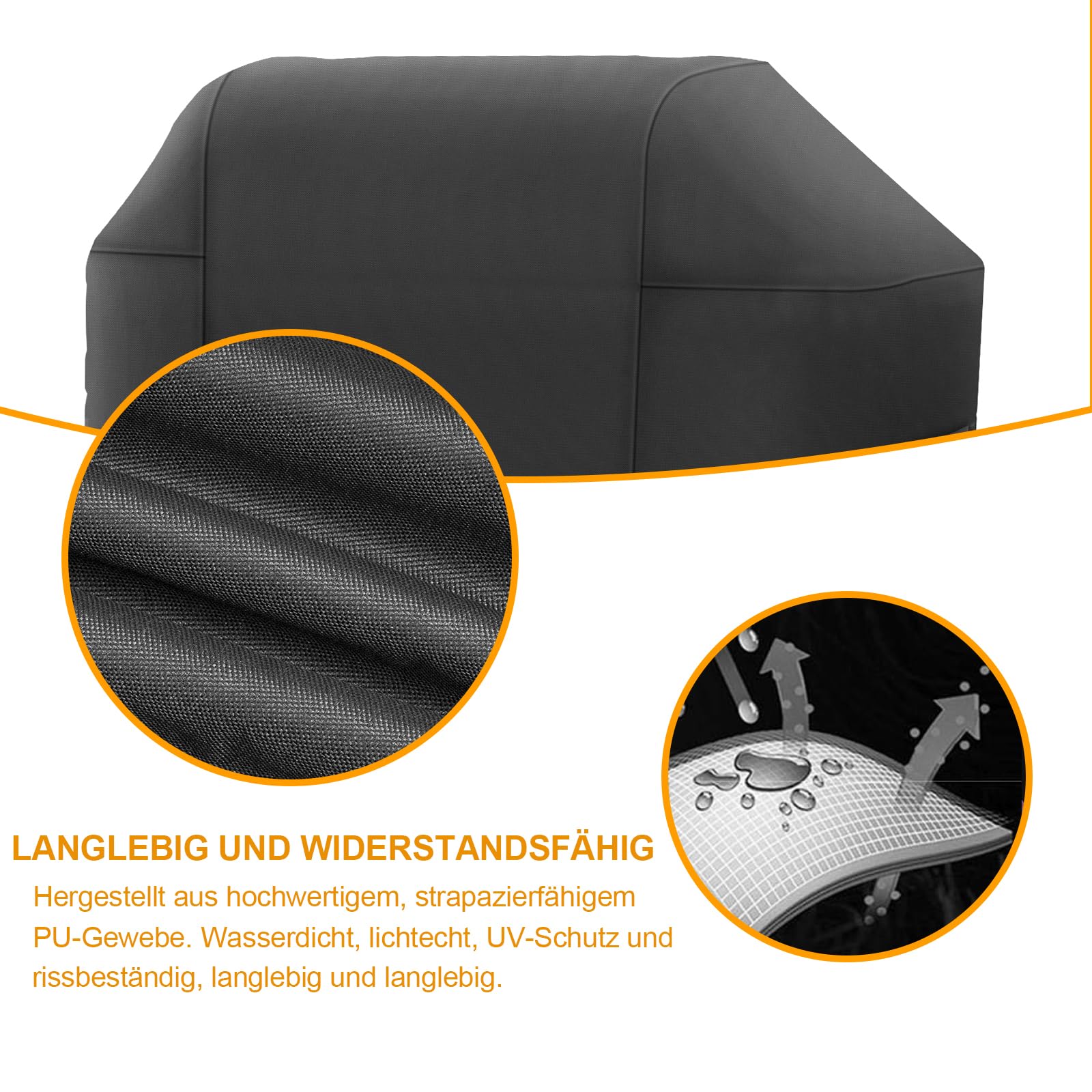Copertura Per Griglia Weber Genesis 300 - Tessuto Impermeabile Con