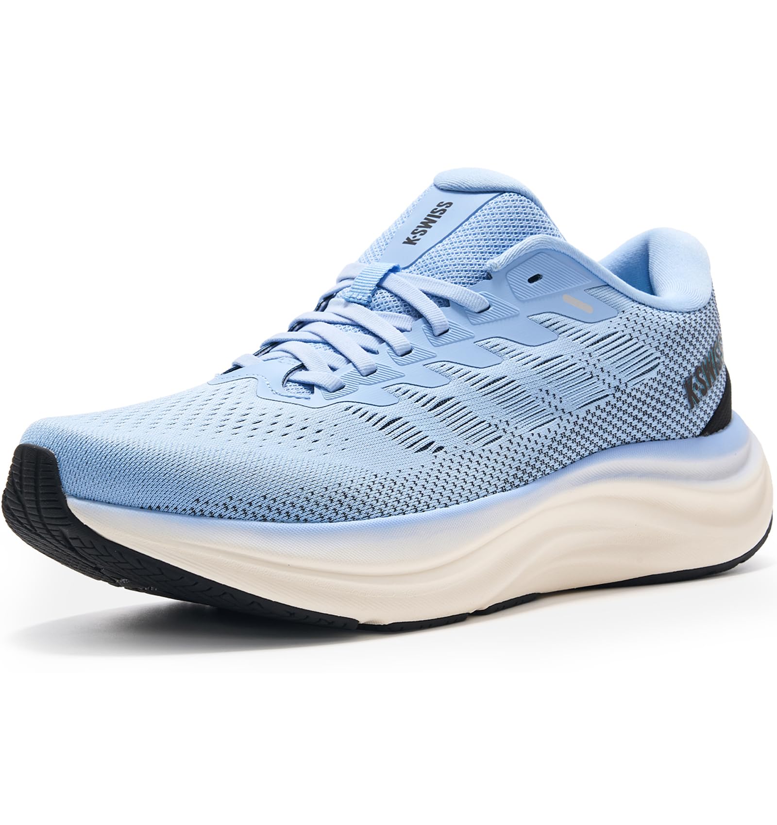 K-Swiss Men's Shadx Running Shoe - Cushioned Wide Lightweight Comfort Shoe Gym Walking Sneakers