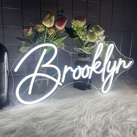 Custom neon signs for wall decorations bedroom personalized big pink neon LED light...