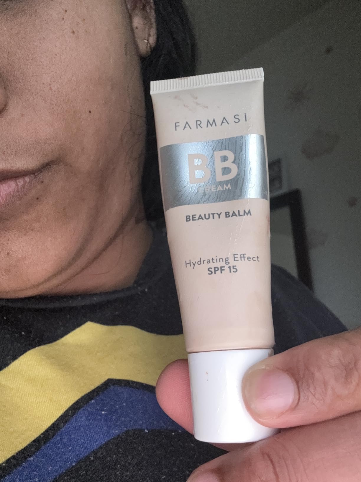FARMASi BB Cream Beauty Balm, Tinted Moisturizer with SPF 15, Lightweight Matte Finish, Buildable Coverage Face Makeup, 1 fl oz, 06 Deep