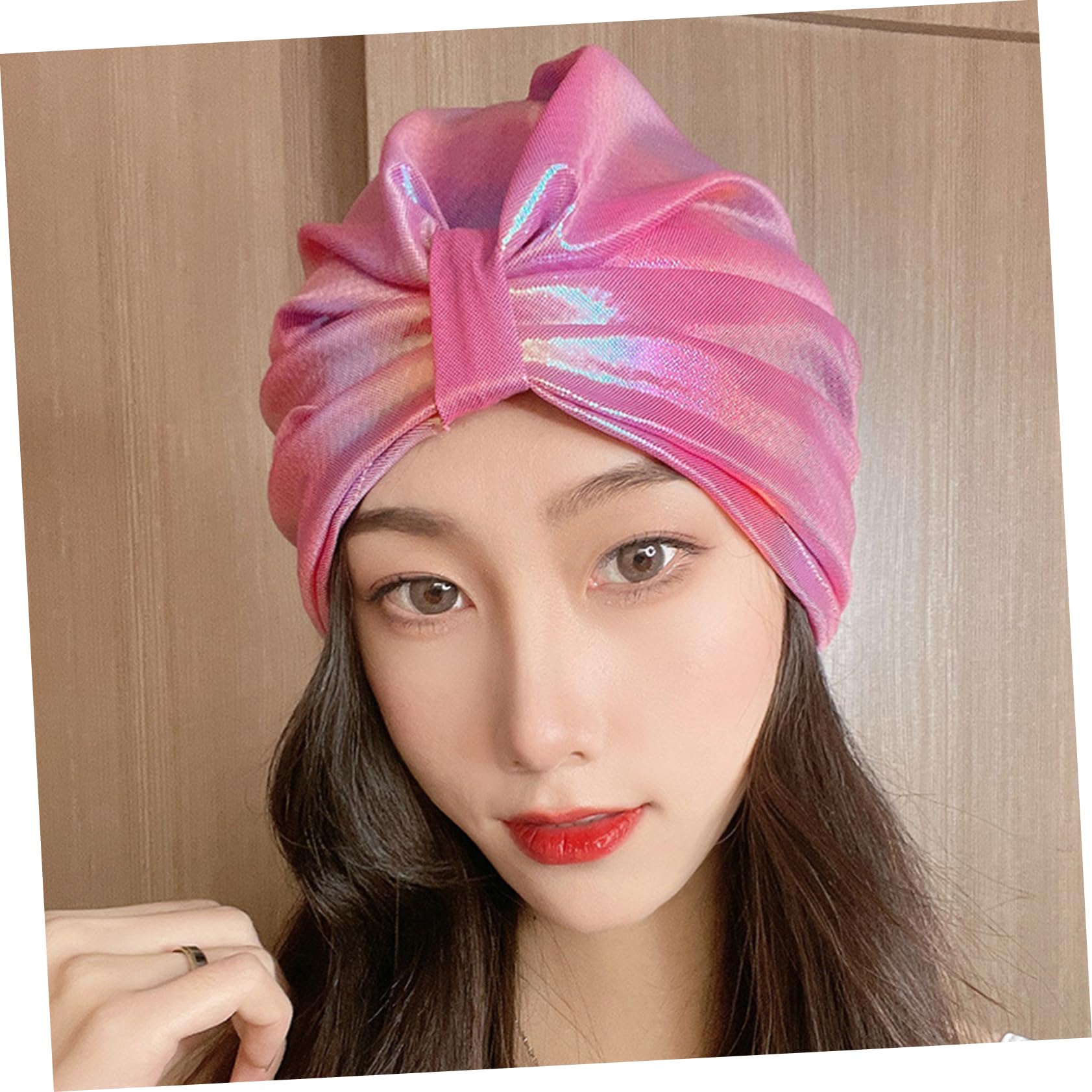 Toddmomy 5pièces Bonnet De Natation Élastique pour Femmes Élégant Et Adapté Aux Cheveux Longs pour Baignade Et