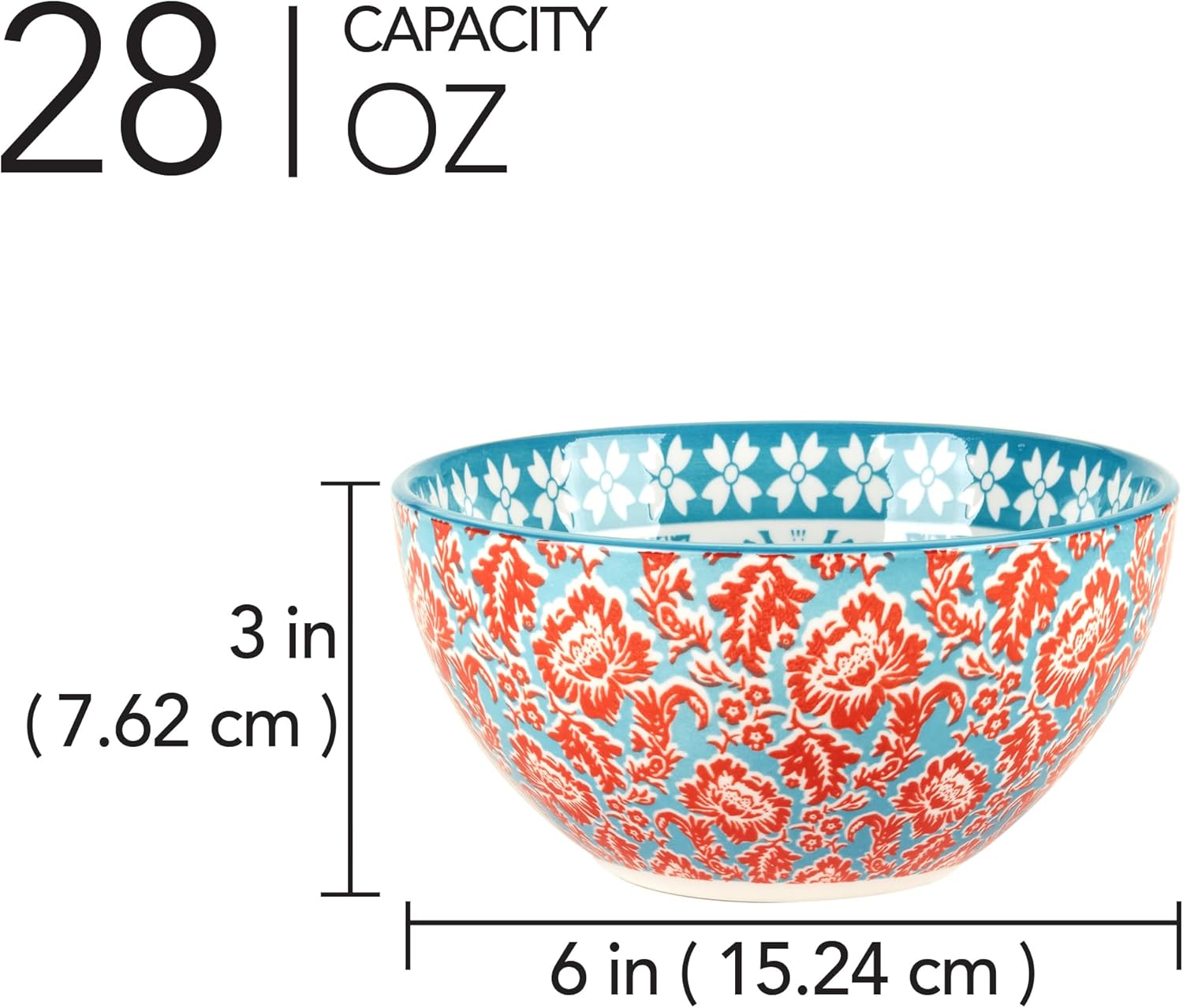 Panache Multicolor Ceramic All-Purpose Bowls Set of 6