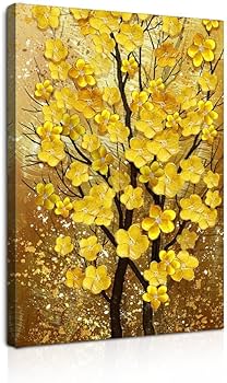 Amazon.co.jp: アートパネル 玄関 金運アップお 幸運の木風水絵