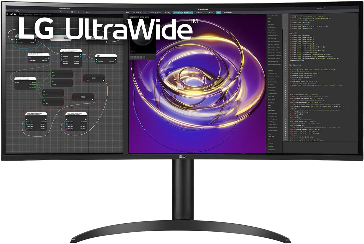 LG UltraWide 34WP85C - 34, IPS, 21:9, WQHD 3440 x 1440P, DCI-P3 95%, HDR10, Curvo, Design ergonomico, USB Type-C, AMD FreeSync, MaxxAudio, Caratteristiche di gioco, Nero LG UltraWide 34WP85C - 34, IPS, 21:9, WQHD 3440 x 1440P, DCI-P3 95%, HDR10, Curvo, Design ergonomico, USB Type-C, AMD FreeSync, MaxxAudio, Caratteristiche di gioco, Nero