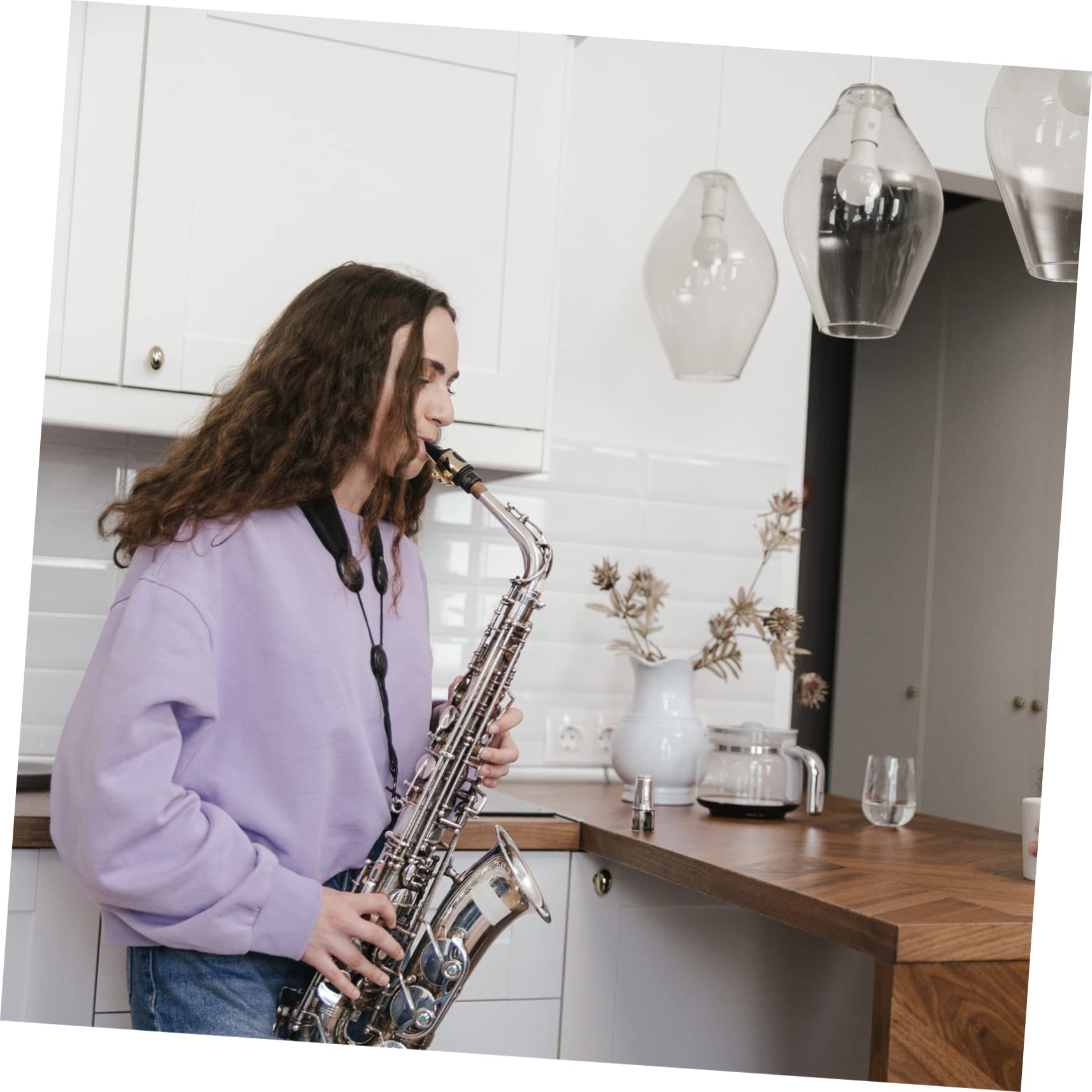 ibasenice 4sätze Alto Saxophon Zubehör Mit Mundstück Kappen Und Polstern Hochwertige Kunststoffteile Für Verbesserten Und Optimale Spielbarkeit Für Altsaxophonisten Und Musikliebhaber
