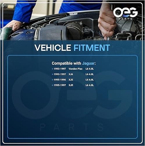 Miniatura 4 de Piezas de OEG nuevo alternador compatible con Jaguar Vanden Plas XJ6 L6 4.0L 1993-1997, XJS L6 4.0L 1995-96, XJR L6 4.0L 1995-97 LNA-1800 DBC-6819,