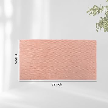 Microfiber Hair Towel Quick Dry Hair Towel Hair Drying Towels 20X40inch Blue+Lotus Root Pink (2pcs)