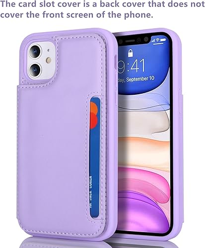 Miniatura 51 de iCoverCase Funda compatible con iPhone 11 con soporte para tarjetas, funda protectora de piel sintética con bloqueo RFID para mujeres y hombres