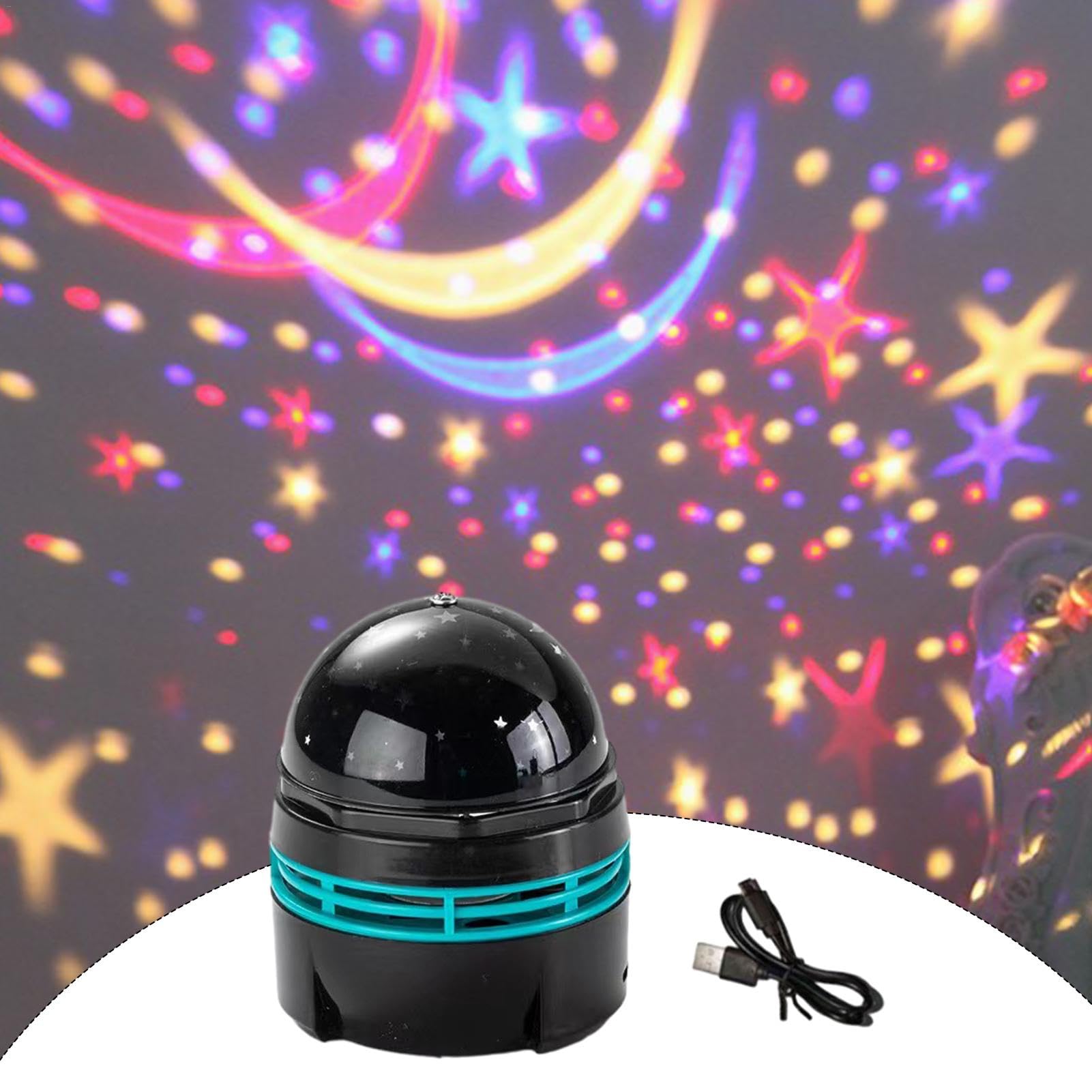 licht roterende disco bal lamp met muziek | Kleurrijke