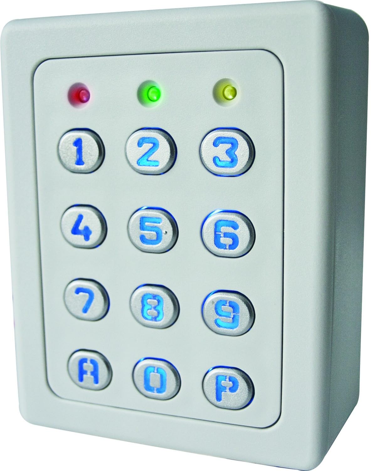 ACIE Digicode/clavier numérique SU2-TME-G anti-vandale avec touches métal rétro éclairées.