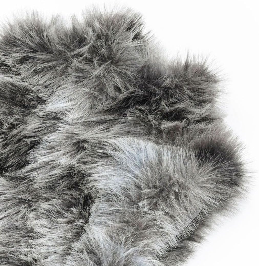 Amazhiyu Women's Faux Fur Zip Up Vest Stand Collar Sleeveless Jacket with Pocket - Image 5