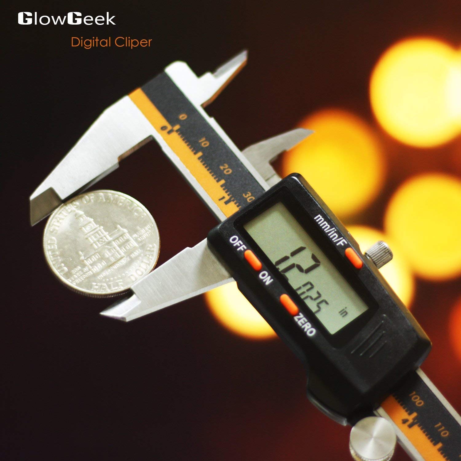 Mitutoyo 50019620 Digital Vernier Caliper (150mm, 6 inch scale) with