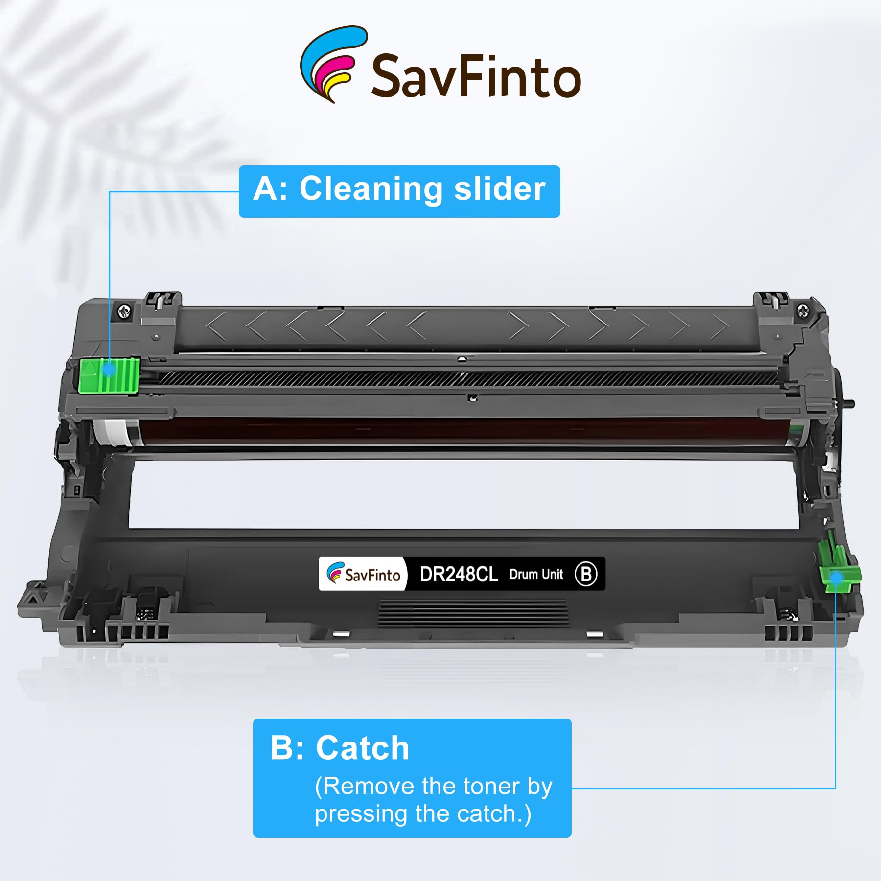 DR-248CL Unità tamburo di ricambio per Brother DR248CL compatibile con DCP-L3520CDW L3520CDWE L3555CDW L3560CDW HL-L8230CDW L3220CW L3220CWE L8240CDW MFC-L3740CDWE (4 pezzi)