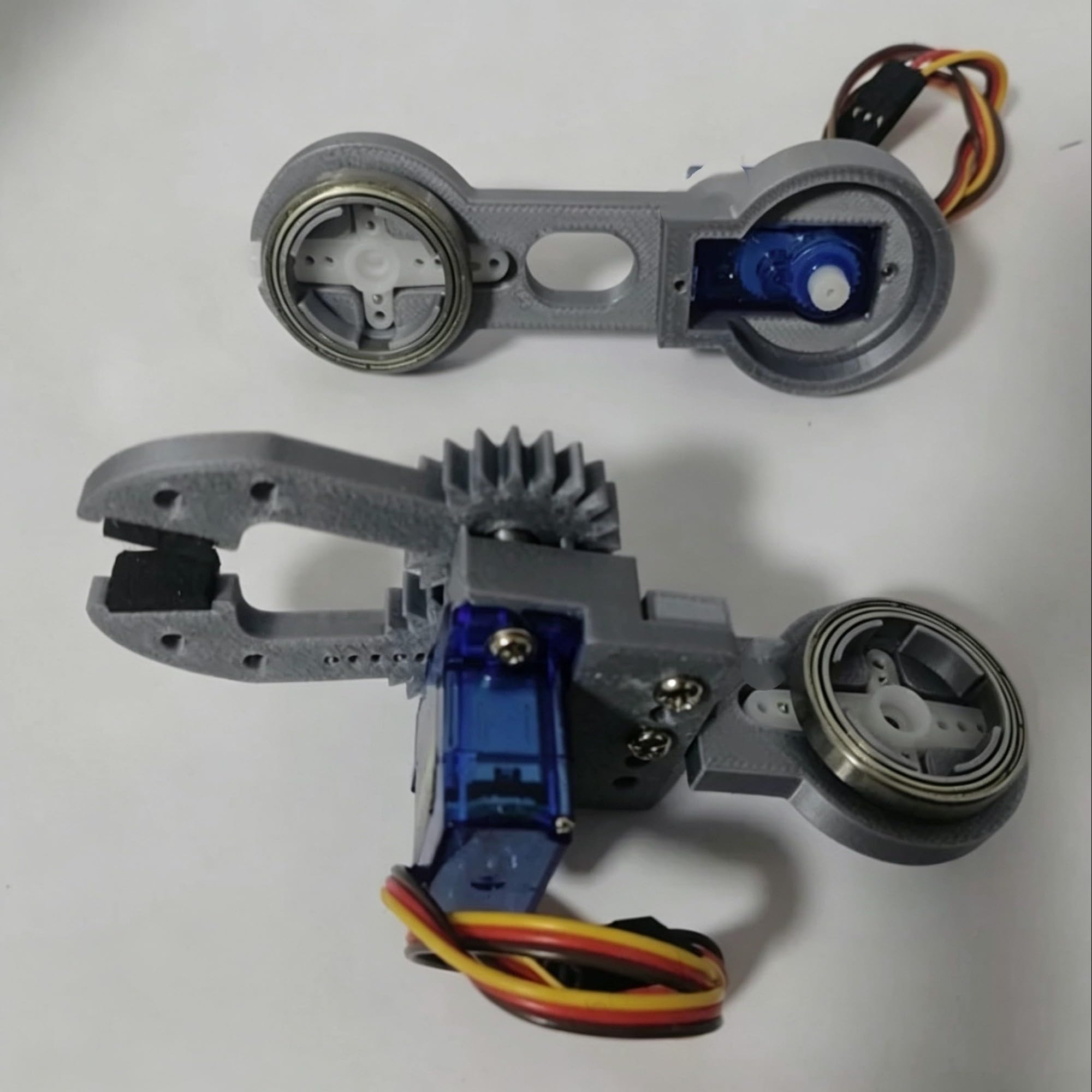 Artiglio Meccanico Servo 4,5V‑6V Braccio Robotico Stampa 3D per Progetti Fai‑da‑Te Robot