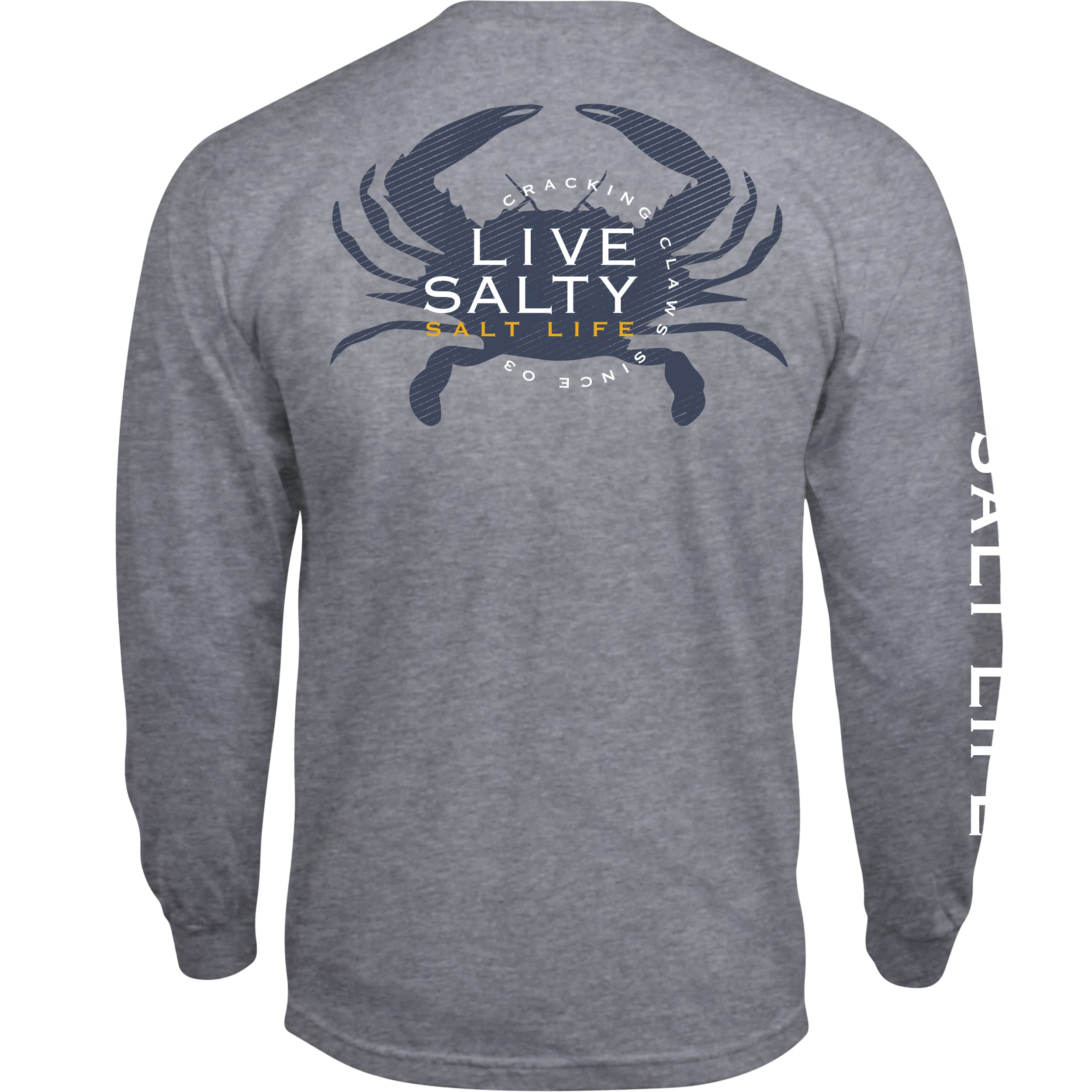 Salt LifeMen's Chesapeake Life Long Sleeve Crew Neck Tee