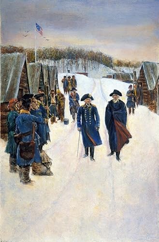 Washington Valley Forge Ngeneral George Washington y Baron Von Steuben en Valley Forge In 1778 Grabado después de Howard Pyle Póster impreso por (24