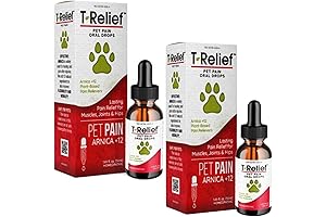 T-Relief Pet Pain Oral Drops: Fast-Acting Arnica Soother for Dogs