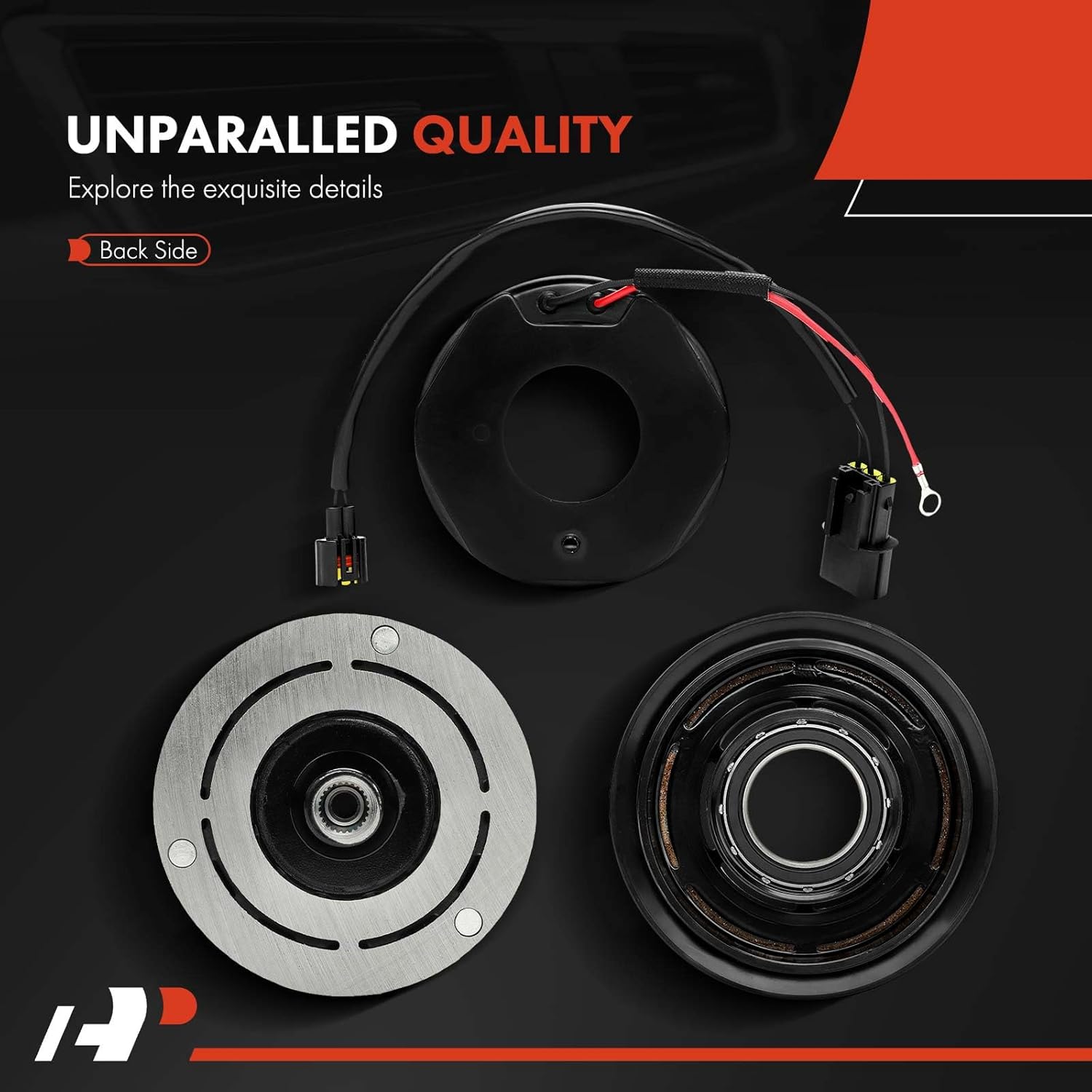 A-Premium Air Conditioner AC Compressor Clutch Kit Compatible with Kia Sportage 2011-2016 & Hyundai Tucson 2010-2013, Tucson 2014-2015 2.4L