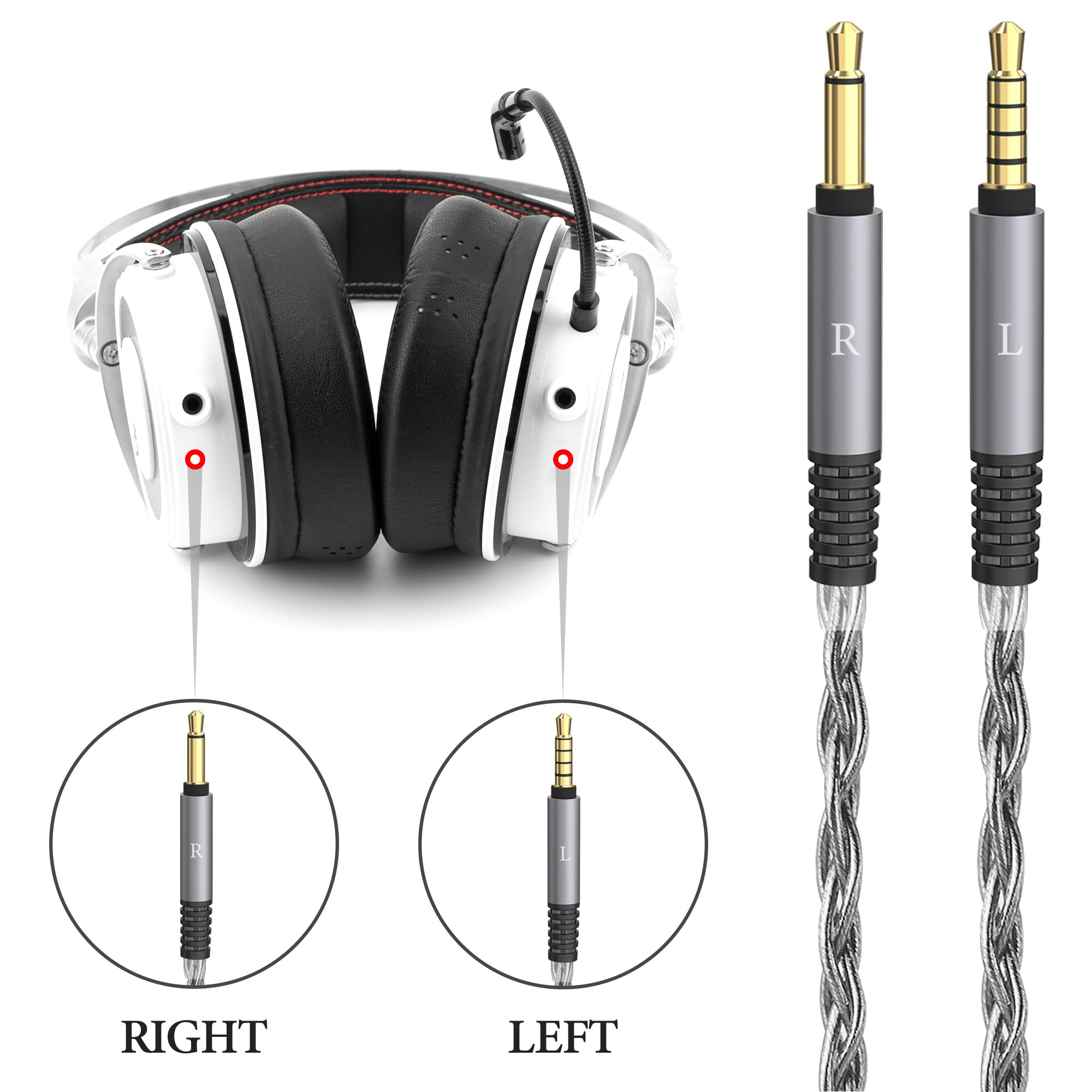 Amazon.com: GEEKRIA Apollo Silver-Plated Copper Upgrade Audio