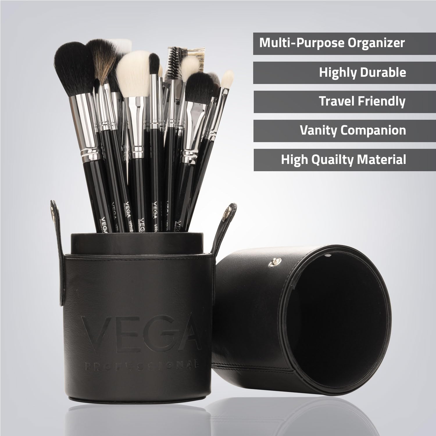 VEGA PROFESSIONAL Juego de 19 brochas de maquillaje (VPPMB-44)