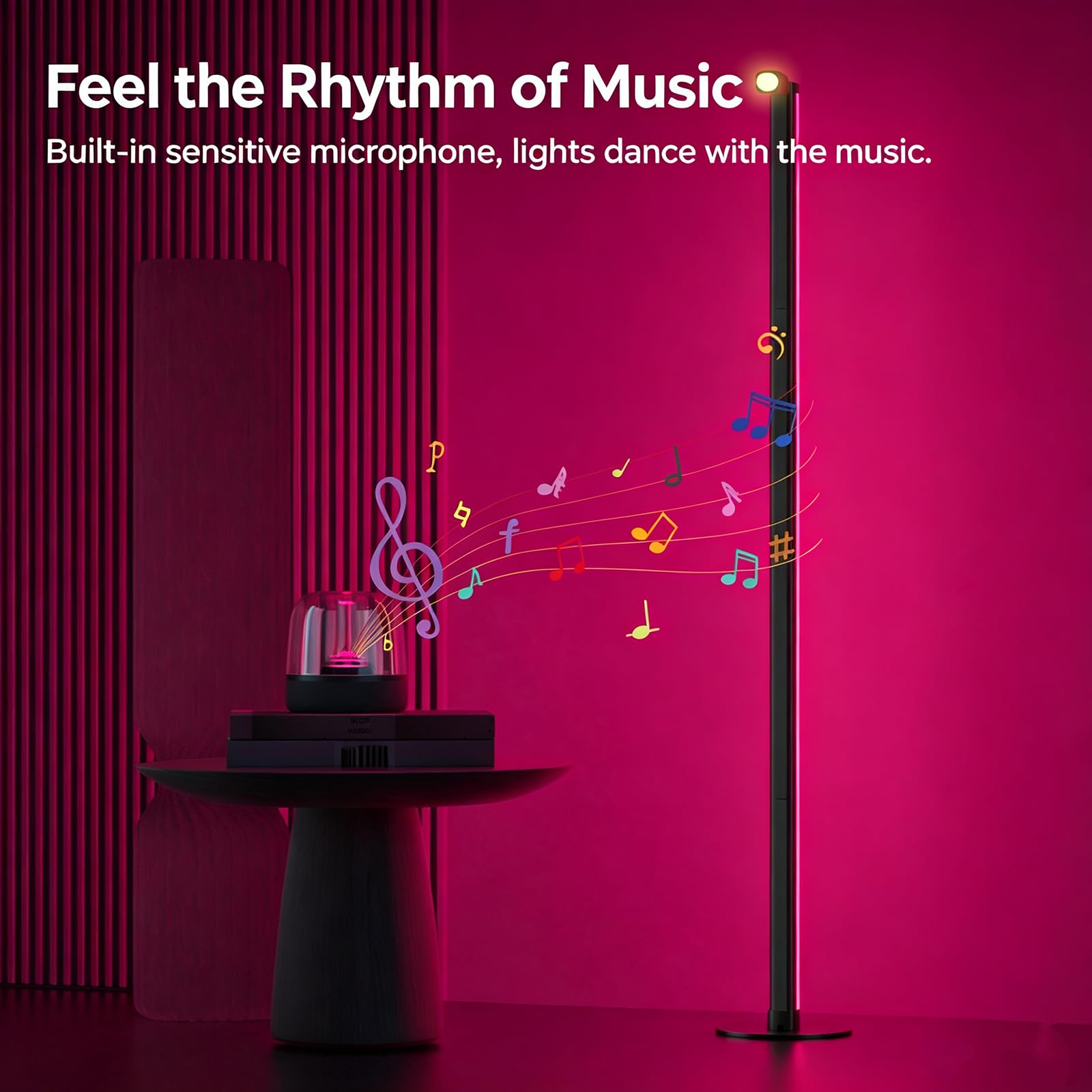 Lampada da scrivania a LED in legno magnetica staccabile | Testa della lampada magnetica rimovibile, regolazione continua touch, luce 4000K senza sfarfallio, batteria da 2600 mAh