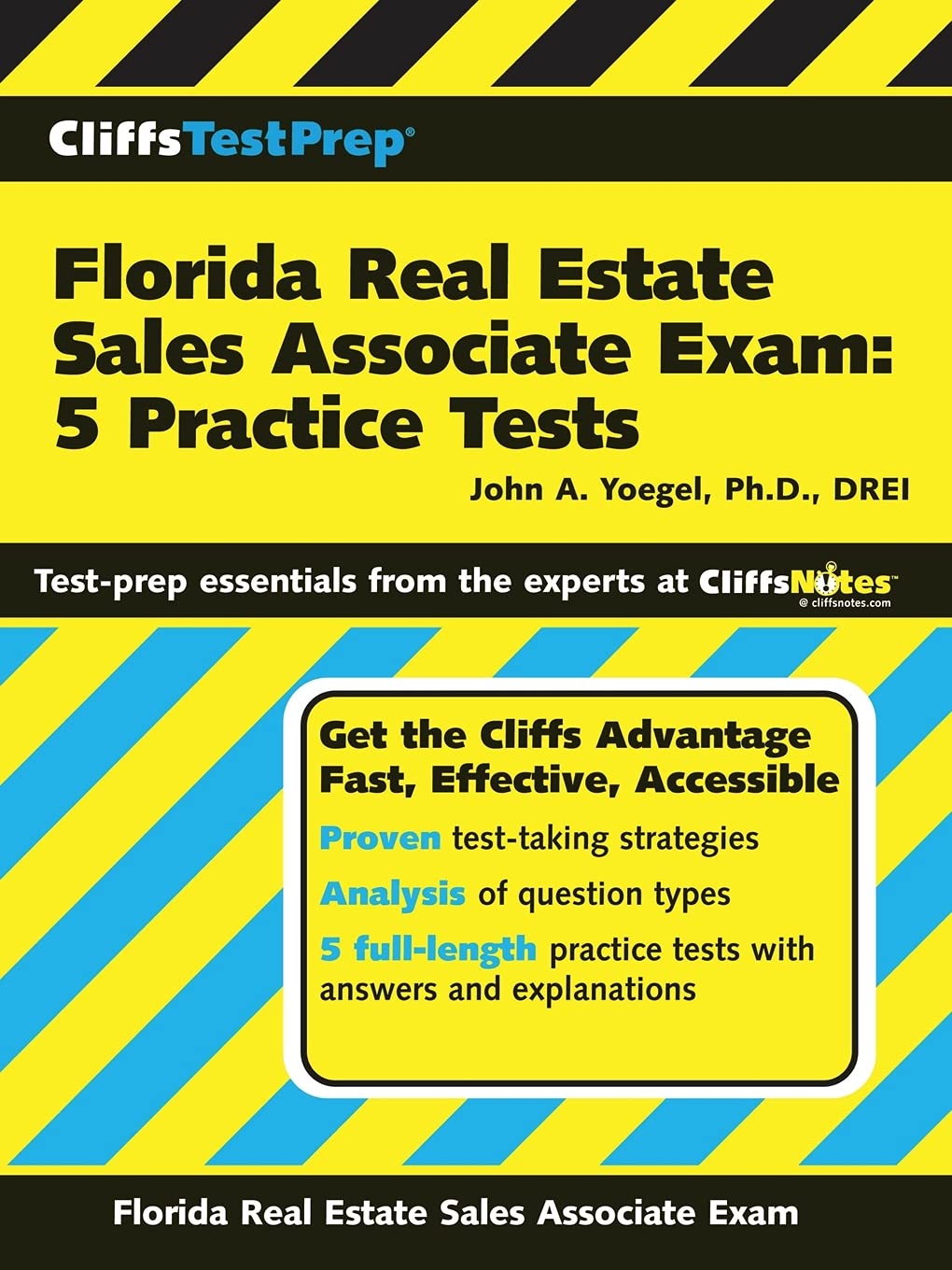 Buy CliffsTestPrep Florida Real Estate Sales AssociateExam: 5 Practice Tests (Cliffsnotes Testprep) — BookShops.in