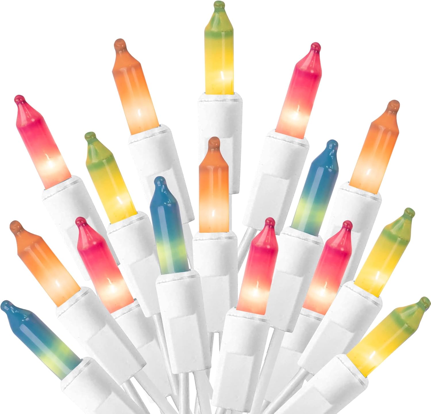 TW SHINE Pastel Easter String Lights, 20FT 100 Count Incandescent