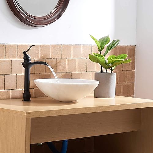 Miniatura 3 de Grifo de baño negro mate con tapón de drenaje desplegable para fregadero de cuenco, grifo de lavabo, cascada, casa de campo, montaje en cubierta,